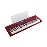 Roland GO:KEYS 3 Dark Red Keyboard with Stand, Bench, Pedal, and Headphones - 3