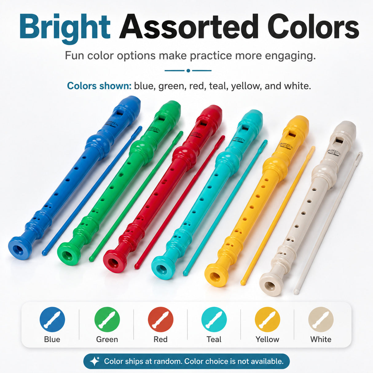 Silber & Co. Recorder (Assorted Colors) - Info1