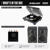 Reloop Turn 5 Direct Drive HiFi Turntable with Desktop Amplifier System