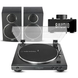 Audio-Technica AT-LP60X Belt-Drive Stereo Turntable with Amplifier System Bundle