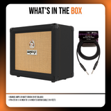 Orange Amps 20 Watt Black CRUSH 20 RT and 10 Feet TS Guitar Cable Bundle