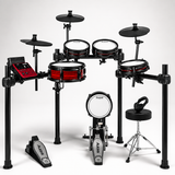 Alesis Nitro Ultimate 8-Piece Electronic Drum Kit w/ Throne Headphones and Stand