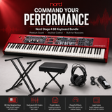 Nord Stage 4 88 88-Key Fully-Weighted Keyboard Bundle with Accesories Kit