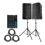 Electro Voice ELX200 12P 12 Inch 1200W Powered 2 Pack Loudspeaker Bundle