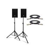 Electro Voice ZLX 12P G2 12 Inch 2 Way Powered 2 Pack Loudspeaker Bundle