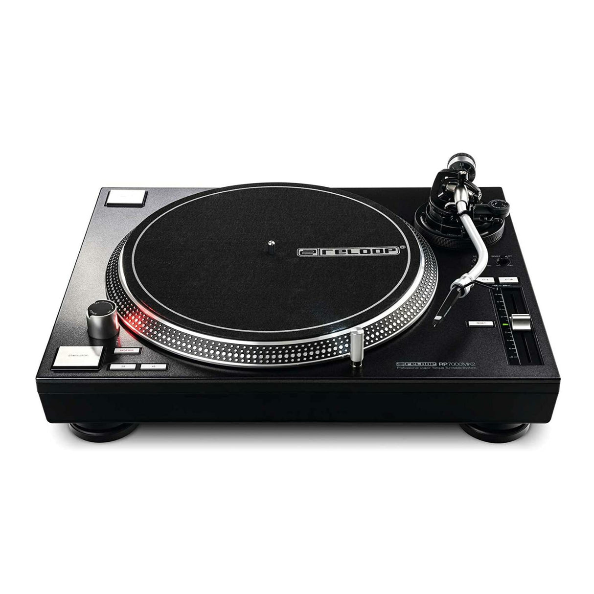 Reloop RP-7000 MK2 Direct Drive High Torque Turntable with Amplifier System - 4