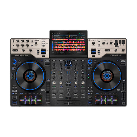 Denon DJ PRIME 4 G2 4-Channel Standalone DJ System with Built-in FX, Lighting Output, and Stem - 2