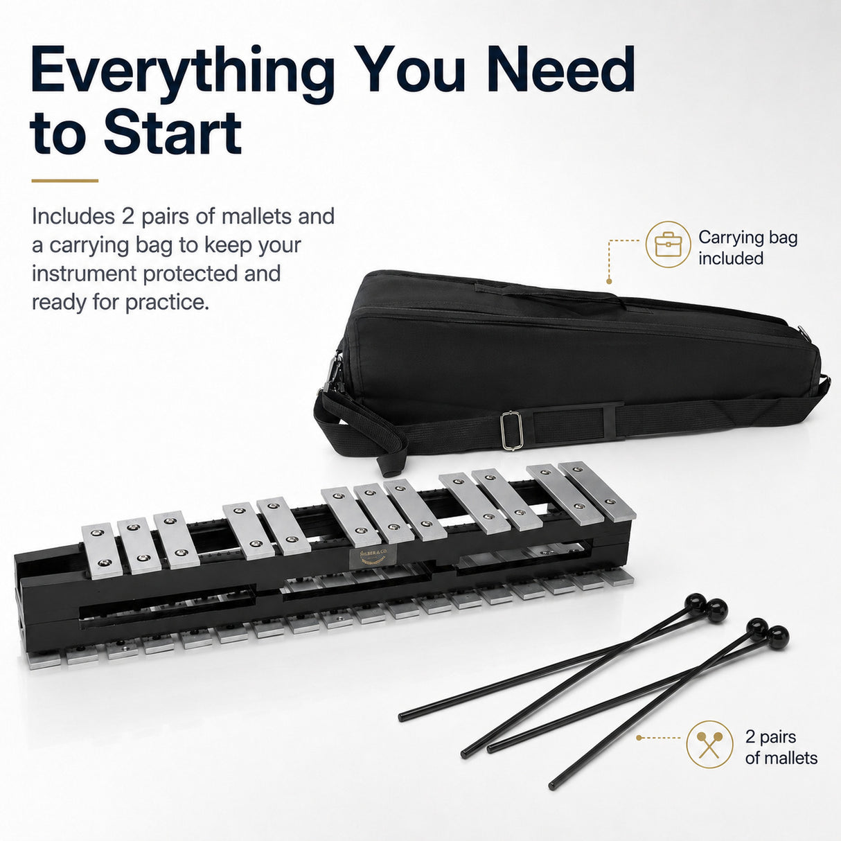 Silber & Co. 30 Note Glockenspiel - Info4