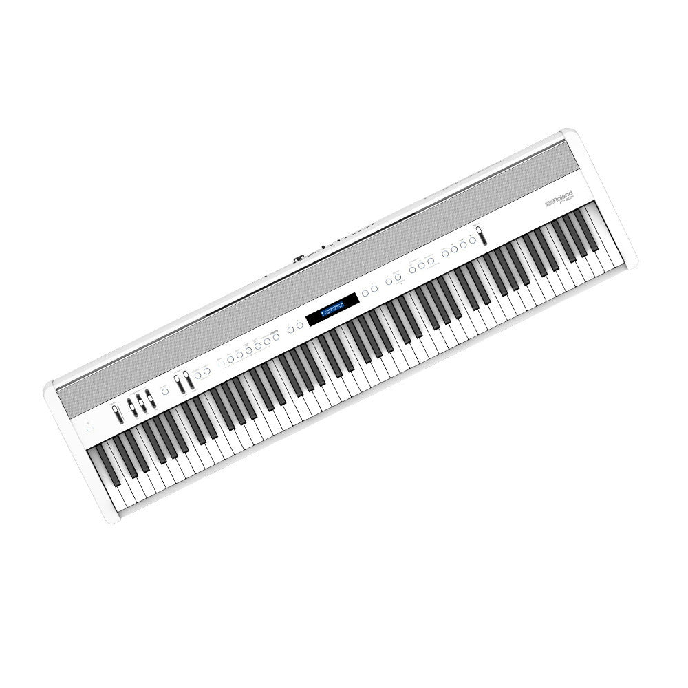Roland FP-60X 88-Key Digital Piano Bundle with Stand and 3-Pedal Unit (White) - 3