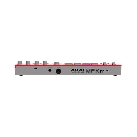 Akai Professional MPK Mini IV 25-Key USB-C MIDI Keyboard Controller (White) with Cover and Pedal - 3