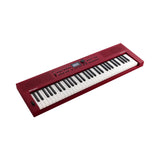 Roland GO:KEYS 3 Dark Red Keyboard with Stand, Bench, Pedal, and Headphones - 4