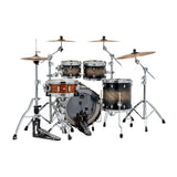Mapex Saturn VI Fusion 4-Piece Drum Shell Pack (Black Ink Burst)