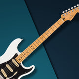 Fender Player II Stratocaster 6-String Electric Guitar with Maple Fingerboard (Polar White)