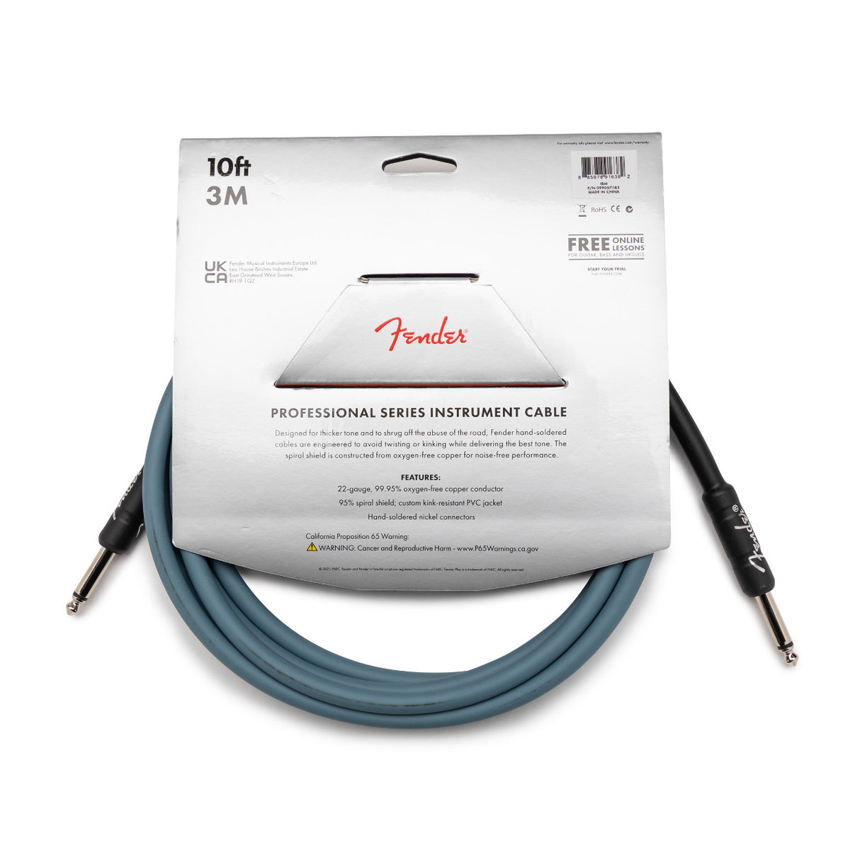 Fender Mustang LT25 120V Guitar Amplifier Bundle with 10-Feet Instrument Cable & Ties - 7