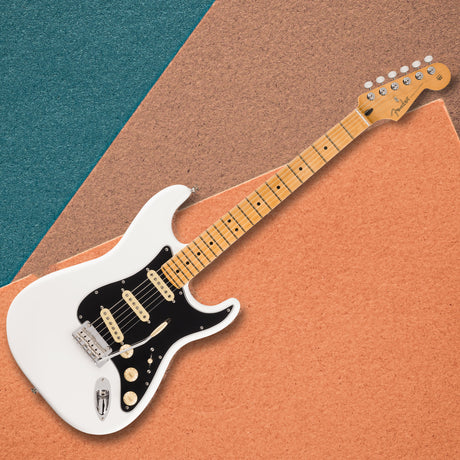 Fender Player II Stratocaster 6-String Electric Guitar with Maple Fingerboard (Polar White)