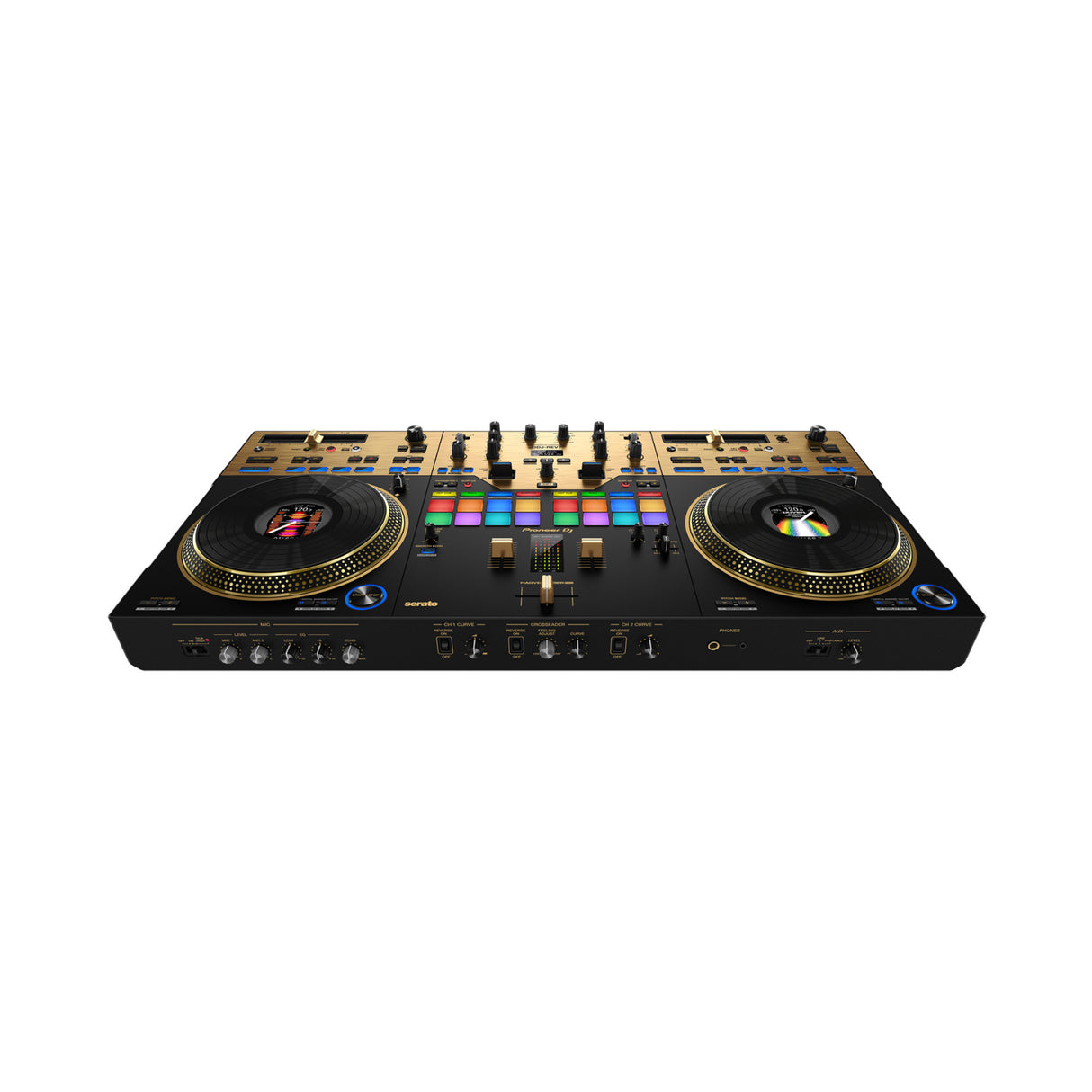Pioneer DJ DDJ-REV7 Professional DJ Controller Bundle with Decksaver Cover