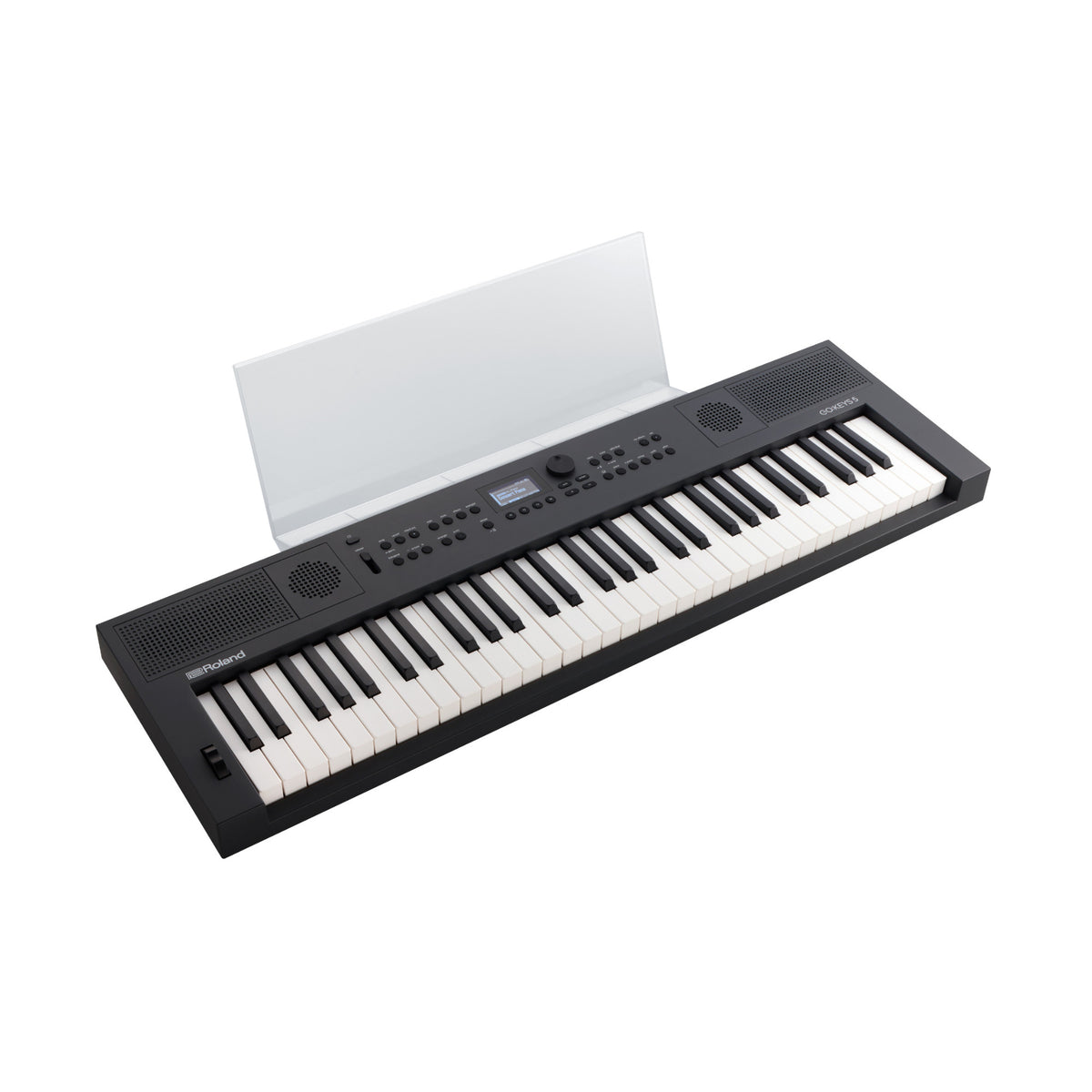 Roland GO:KEYS 5 Graphite Keyboard with Stand, Bench, Pedal, and Headphones - 4