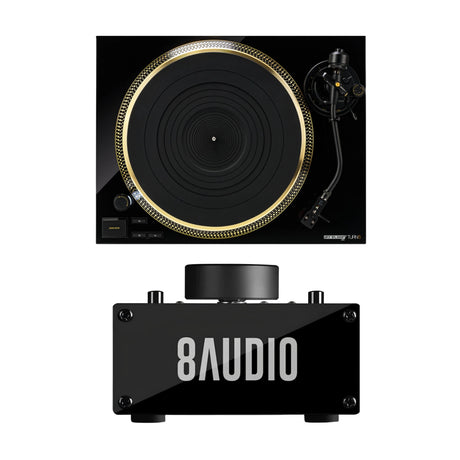 Reloop Turn 5 Direct Drive HiFi Turntable with Desktop Amplifier System - 1