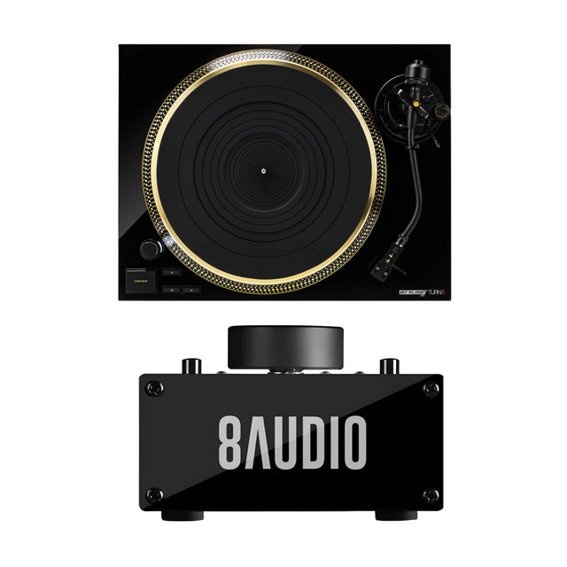 Reloop Turn 5 Direct Drive HiFi Turntable with Desktop Amplifier System - 1