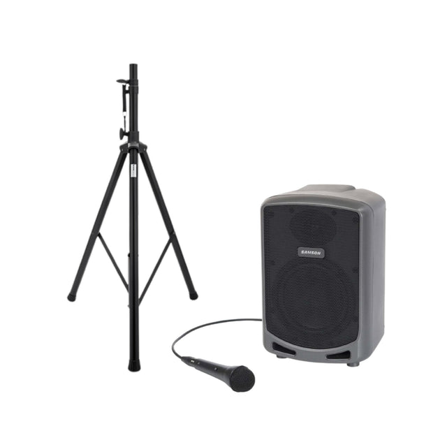 Samson Expedition Express Plus 75W Rechargeable Bluetooth PA Speaker with Stand - 1