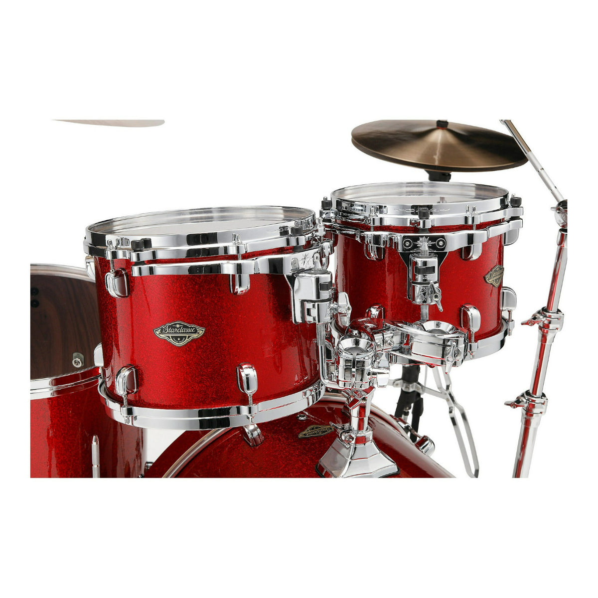 TAMA Starclassic Walnut/Birch 4-Piece Shell Pack (Garnet Red Sparkle, Carton B) - 4