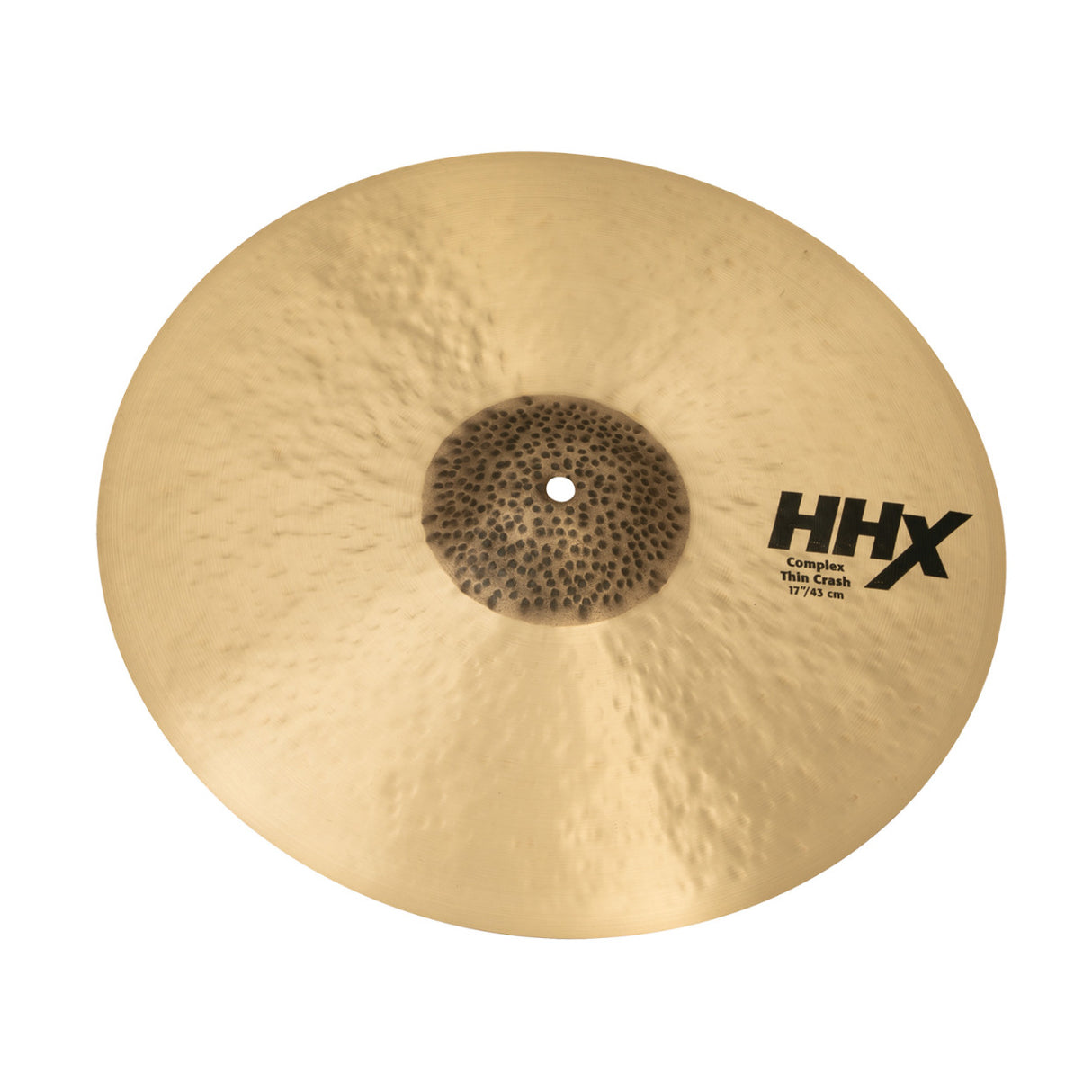 Sabian 17 Inch HHX Complex Thin Crash Cymbal and B20 Bronze Construction