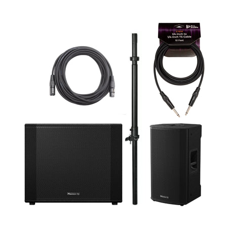Pioneer DJ XPRS1182S 18 Inch Active Subwoofer Bundle - 1