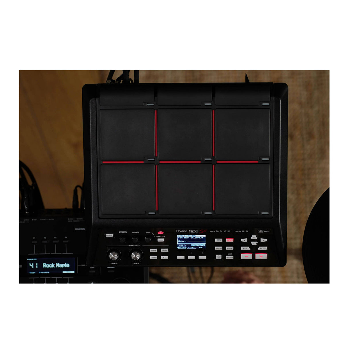 Roland SPD-SX Velocity-Sensitive Sampling Pad with 16GB Internal Memory (Black)