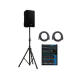 Electro Voice EVERSE 12 12 Inch Weatherized Black Loudspeaker with Mixer Bundle