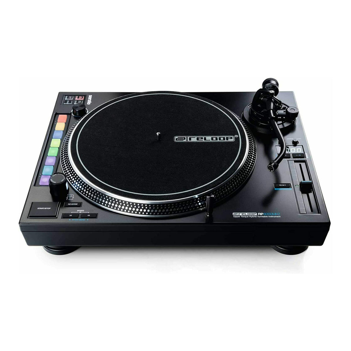 Reloop RP-8000 MK2 Advanced Hybrid Torque Turntable with Amplifier System  - 2