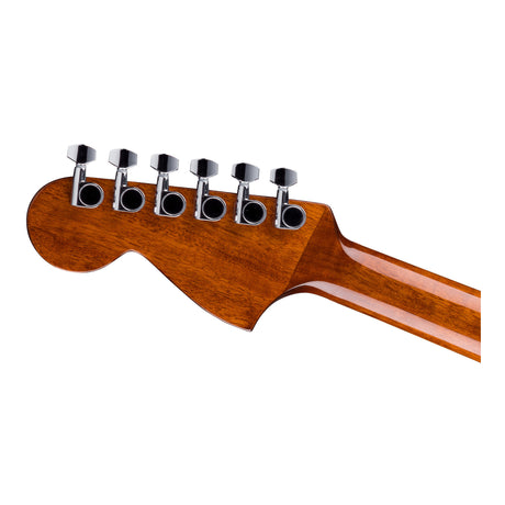 Fender California Standard Monterey E with Sapele Top and Ivory Pickguard (Natural Sapele)-5