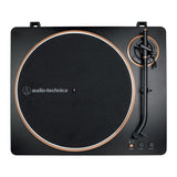 Audio-Technica AT-LP70X-BG Belt-Drive Turntable (Black/Bronze) with Amplifier System and Speakers - 3