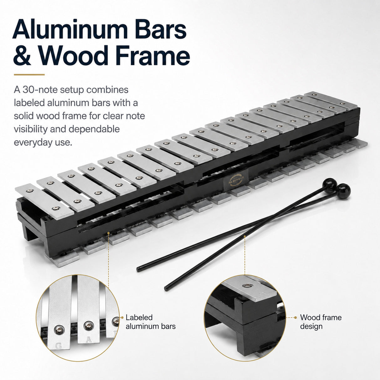 Silber & Co. 30 Note Glockenspiel - Info5