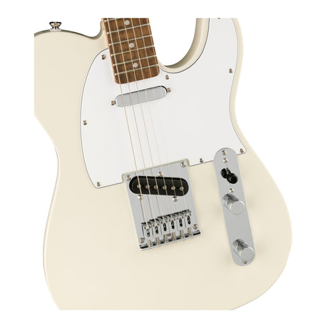 Squier Affinity Series Telecaster Electric Guitar (Olympic White) with Gig Bag - 4