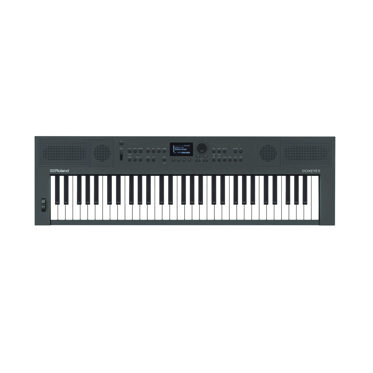 Roland GO:KEYS 5 Graphite Keyboard with Stand, Bench, Pedal, and Headphones - 2
