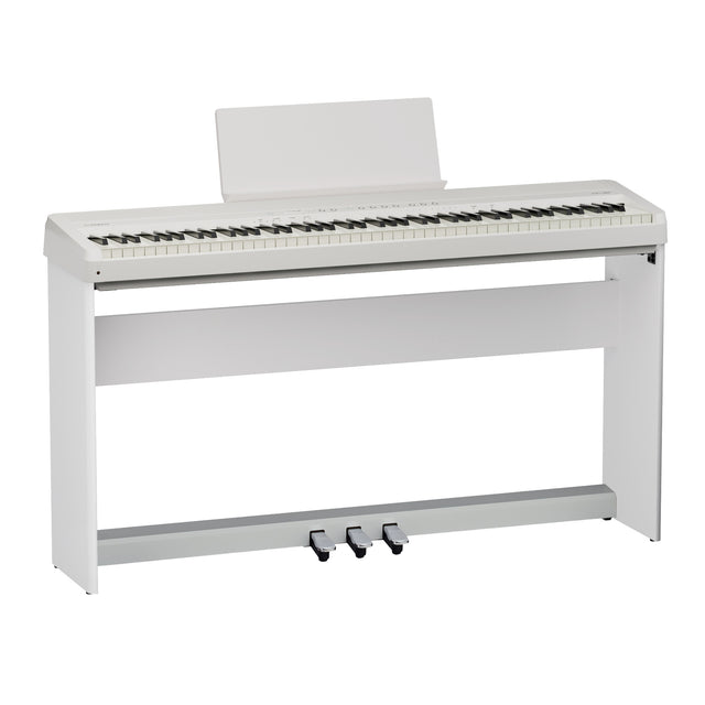 Roland FP-40 88-Key Digital Piano (White) Bundle with Stand and Pedal Unit - 1
