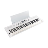 Roland GO:KEYS 5 White Keyboard with Stand, Bench, Pedal, and Headphones - 3