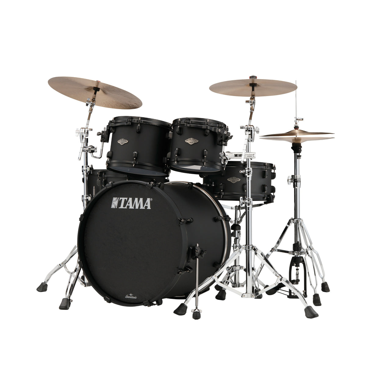 TAMA Starclassic Performer 5-Piece Drum Shell Pack (Flat Black) - 2
