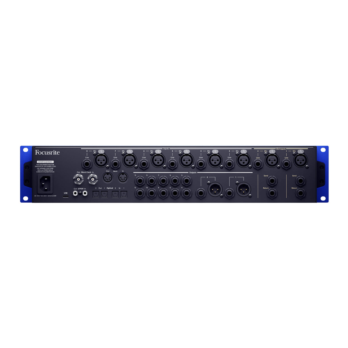 Focusrite ISA C8X 26x28 USB-C Audio Interface - 4