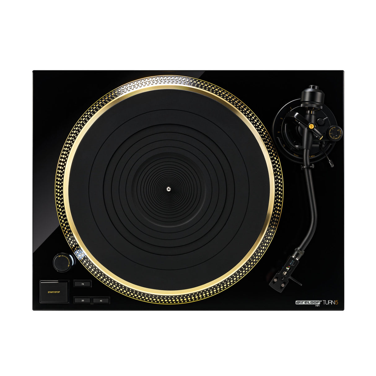 Reloop Turn 5 Direct Drive HiFi Turntable with Desktop Amplifier System - 2