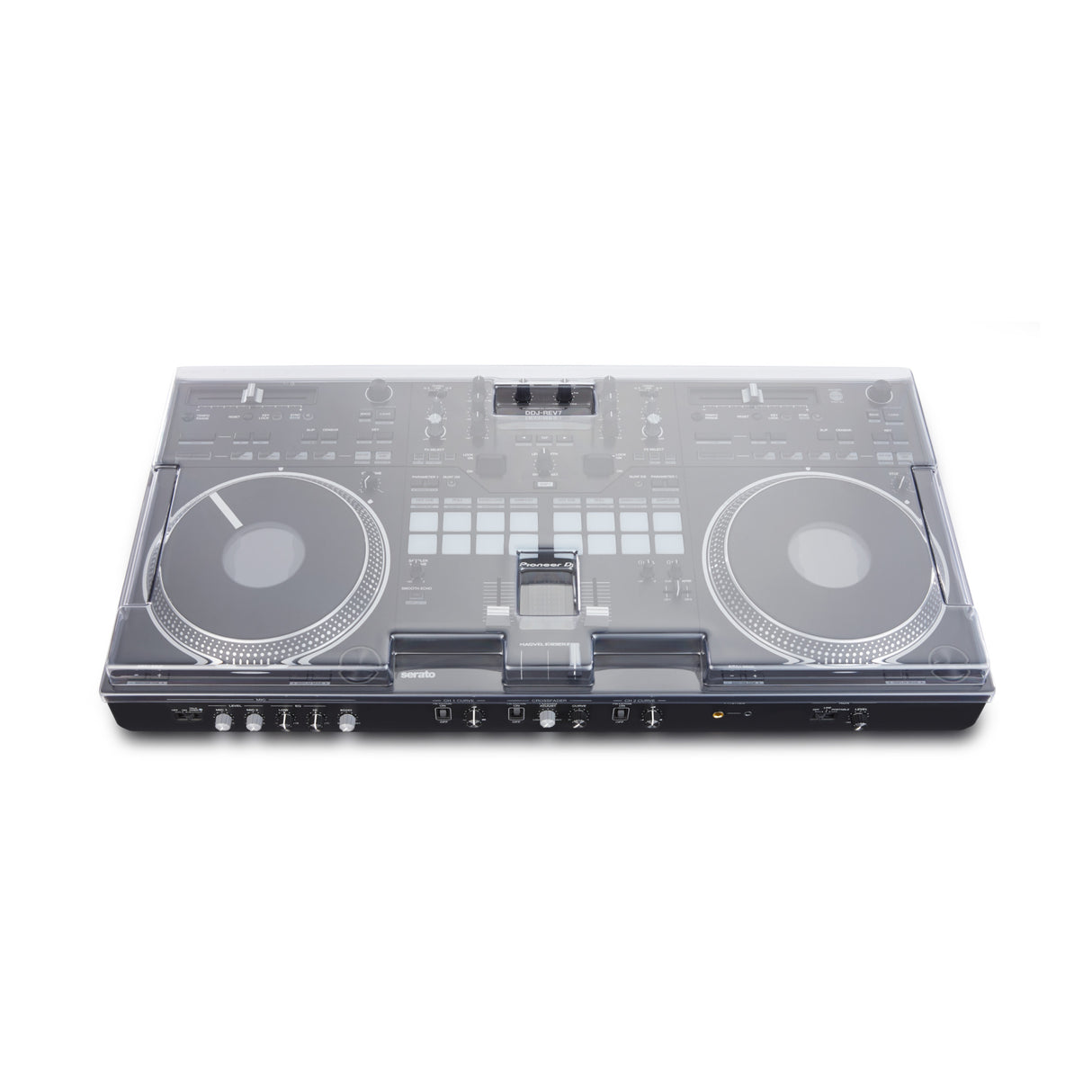 Pioneer DJ DDJ-REV7 Professional DJ Controller Bundle with Decksaver Cover