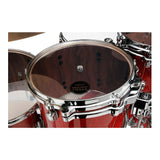 TAMA Starclassic Walnut/Birch 4-Piece Shell Pack w/ 22-Inch Bass Drum (Garnet Red Sparkle, Carton A) - 7
