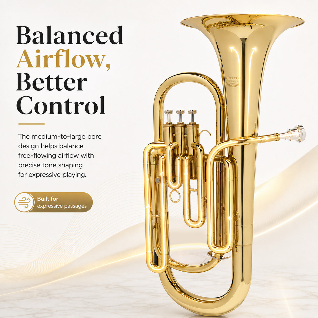 Silber & Co. Bb Baritone Horn Lacquer - Info3