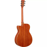 Yamaha FGC-TA-BS TransAcoustic Cutaway 6-String Concert Guitar (Brown Sunburst, Right-Handed)
