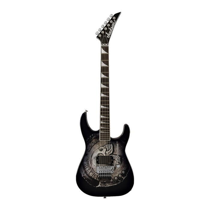 Jackson Pro Signature Andreas Kisser Quadra Electric Guitar (Rose) with Jackson Gig Bag and Strings Jackson Pro Signature Andreas Kisser Quadra Electric Guitar (Rose) with Jackson Gig Bag and Strings