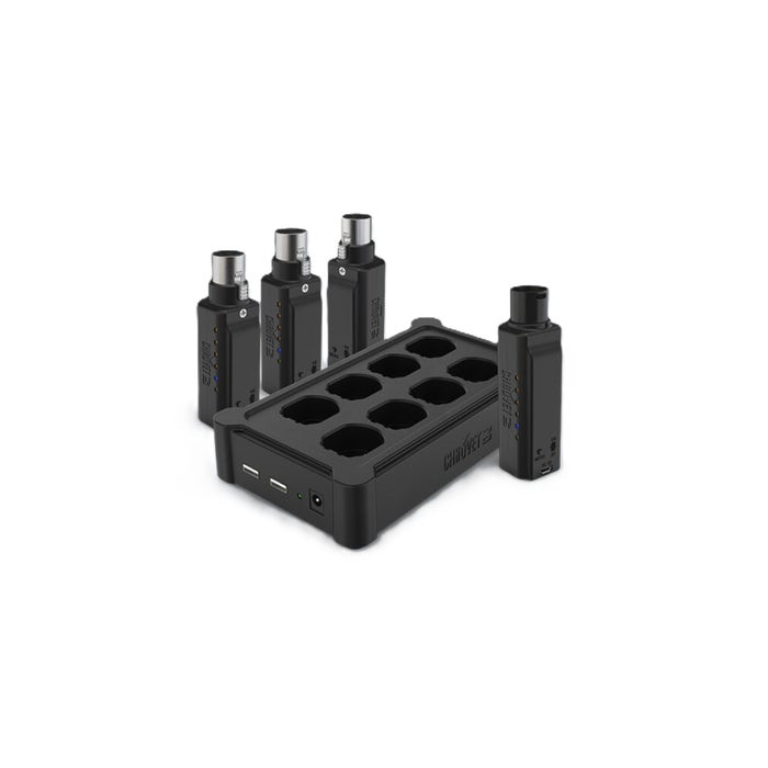 Chauvet DJ D-Fi XLR Pack Wireless Communication Transmitter Receiver - 1 Chauvet DJ D-Fi XLR Pack Wireless Communication Transmitter Receiver - 1