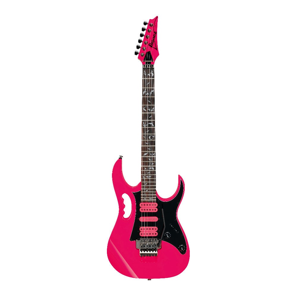 Ibanez Steve Vai Signature 6 String Electric Guitar Pink JEMJRSPPK Focus Pro Audio