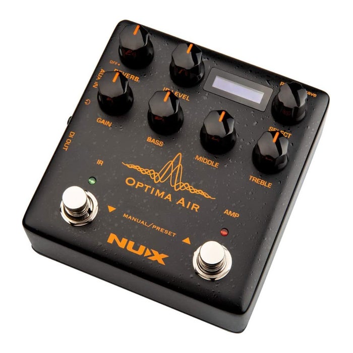 NUX Optima Air Dual-Switch Acoustic Guitar Simulator Pedal NUX Optima Air Dual-Switch Acoustic Guitar Simulator Pedal