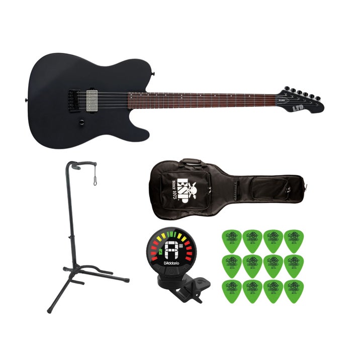 ESP LTD TE-201 Black Satin Guitar Bundle - 1 ESP LTD TE-201 Black Satin Guitar Bundle - 1