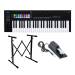 Novation Launchkey 49 MK3 49-Key MIDI USB Keyboard with Knox Gear Accordion-Style Keyboard Stand and Sustain Pedal